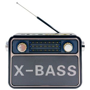 Rádio Portátil C/ Alça Bluetooth 15cm em Plástico Alfacell