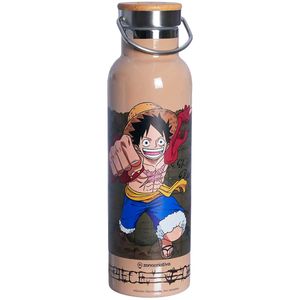 Garrafa Térmica Camp Luffy One Piece 600ml em Aço Inox Zona Criativa