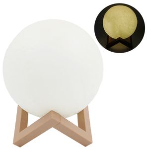 Luminária Lua C/ Suporte 10cm em Plástico Fu Xing