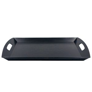 Bandeja Retangular C/ Alça 24x36cm em Plástico Fu Xing