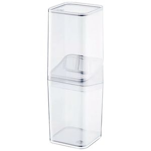 Porta Escova Slim C/ Tampa 22cm em Plástico UZ
