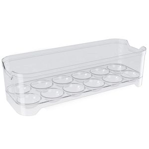 Porta Ovos Organizador 10x28cm em Plástico UZ