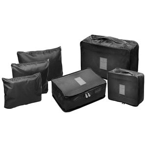 Kit Organizador de Mala P Viagem 6 Peças em Nylon Lyor