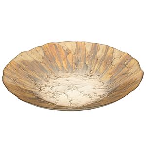 Centro de Mesa Antique Decorativo 40cm em Vidro Wolff