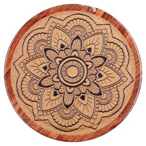Porta Copo Mandala 11cm em Porcelana Youbai