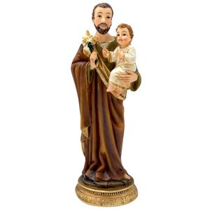 São José Decorativo 10cm em Resina Mabruk