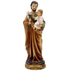 São José Decorativo 13cm em Resina Mabruk