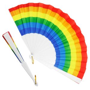 Leque Colorido 23cm em Plástico Interponte