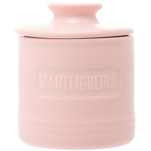 Manteigueira Francesa C/ Tampa 9x8cm em Cerâmica Wolff