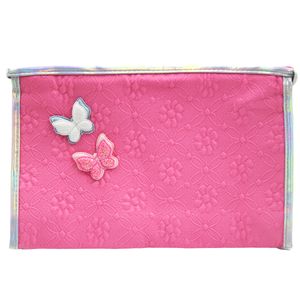 Nécessaire Borboleta C/ Alça 25,5x16,5cm em Poliéster Rubys