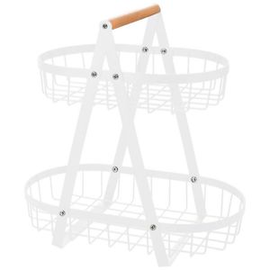 Fruteira C/ 2 Andares 32,5cm em Metal Dcarte