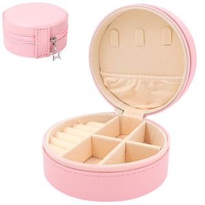 Porta Jóia Redondo 9,5x4,5cm em Tecido Megagift