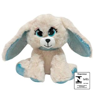 Cachorro de Pelúcia 18cm em Poliéster Fizzy