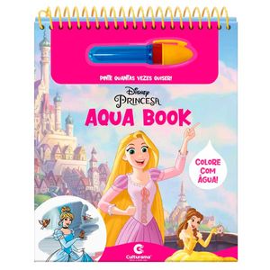Livro Aqua Book Princesas P/ Colorir 22,5x18,5cm em Papel Culturama