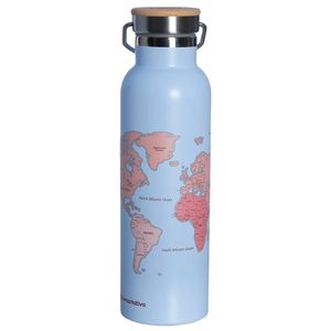 Garrafa Térmica Camp Viagem 600ml em Aço Inox Zona Criativa