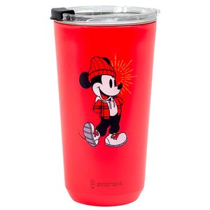 Copo Sky C/ Tampa Mickey Mouse 500ml em Aço Inox Zona Criativa