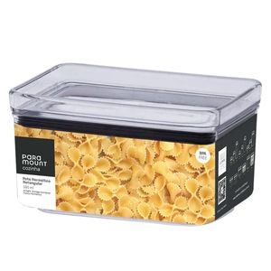 Pote Hermético Retangular 580ml em Plástico Paramount Plásticos