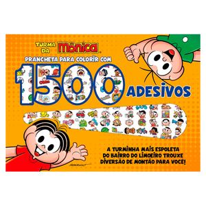 Livro Prancheta P/ Colorir Turma da Mônica 21,5x30,5cm em Papel Editora Online