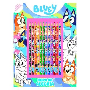 Livro Bluey Hora da Alegria P/ Colorir 27,5x20,5cm em Papel Editora Online