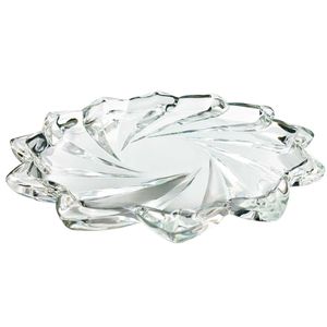 Centro de Mesa Queen 34cm em Vidro Freecom
