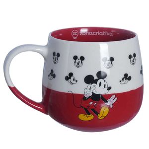 Caneca Mickey Mouse 400ml em Cerâmica Zona Criativa