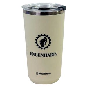 Copo Sky Profissão Engenharia 500ml em Aço Inox Zona Criativa