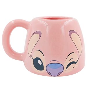 Caneca Stitch Angel 450ml em Cerâmica Zona Criativa