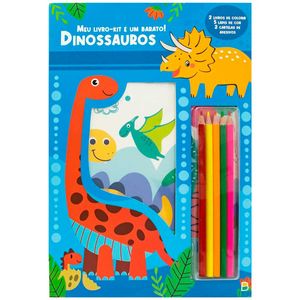 Livro Meu Livro Dinossauro 32x22cm em Papel Todo Livro