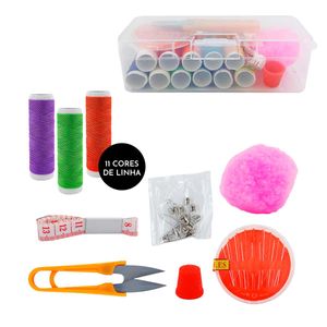 Kit Costura C/ Caixa 34 Peças em Plástico Interponte