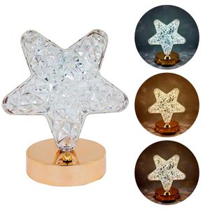 Luminária de Mesa Estrela Decorativa 15cm em Plástico Top Rio