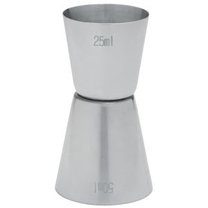Copo Dosador Duplo 8,1cm em Aço Inox Unihome