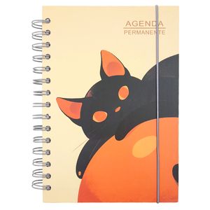Agenda Permanente Gatinhos 21x14,5cm em Papel Megagift
