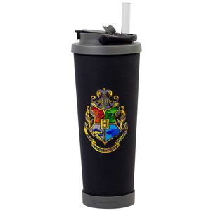 Copo Spring C/ Canudo Harry Potter 850ml em Aço Inox Zona Criativa