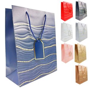 Sacola P/ Presente Waves 32x26cm em Papel FWB