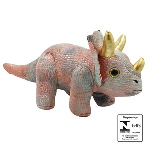 Dinossauro de Pelúcia 35cm em Poliéster Fizzy