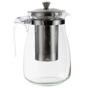 Chaleira C/ Infusor 950ml em Vidro Fu Xing