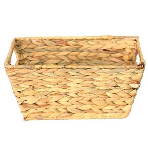 Cesto C/ Alça Decorativo 30x16cm em Fibra Natural Paramount