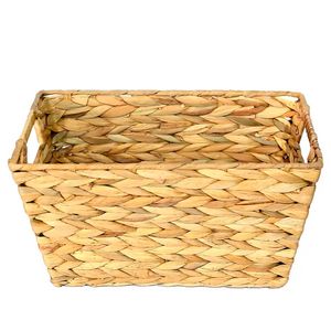Cesto C/ Alça Decorativo 33x18cm em Fibra Natural Paramount