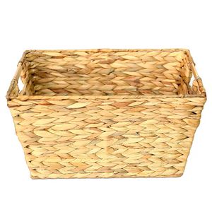 Cesto C/ Alça Decorativo 36x20cm em Fibra Natural Paramount