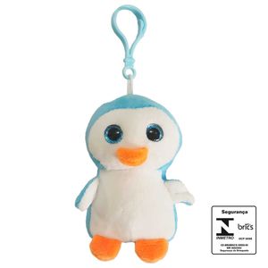 Chaveiro Bichinhos de Pelúcia 10cm em Poliéster Fizzy