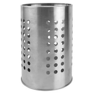 Porta Talheres Organizador 10x16,5cm em Aço Inox Kehome