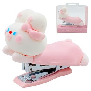 Mini Grampeador Coelho C/ Grampos 9x6cm em Plástico Interponte