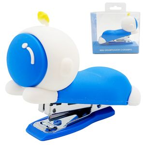Mini Grampeador Astronauta C/ Grampos 9x6cm em Plástico Interponte