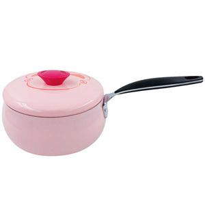 Panela Esmaltada Porquinho 1,2L em Metal Casita