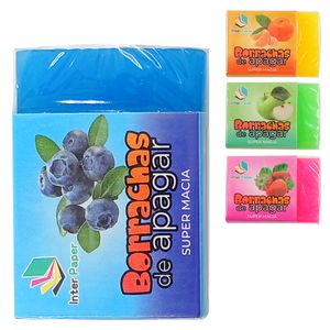Borracha Frutas 4,5cm em Borracha Interponte