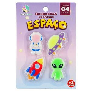 Jogo de Borracha Espaço 4 Peças em Borracha Interponte