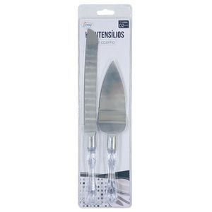 Kit Utensílios de Cozinha 2 Peças em Metal Fu Xing