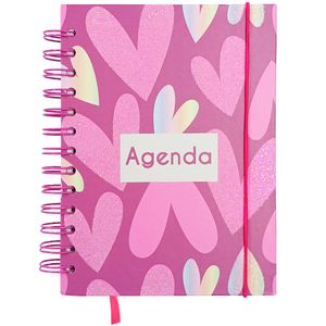 Agenda Permanente Coração 19x14cm em Papel FWB