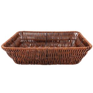 Cesta Fruteira Retangular 26x20cm em Plástico Dolce Home
