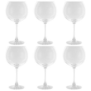 Jogo de Taças Coringa Gin 6 Peças 720ml em Vidro Original